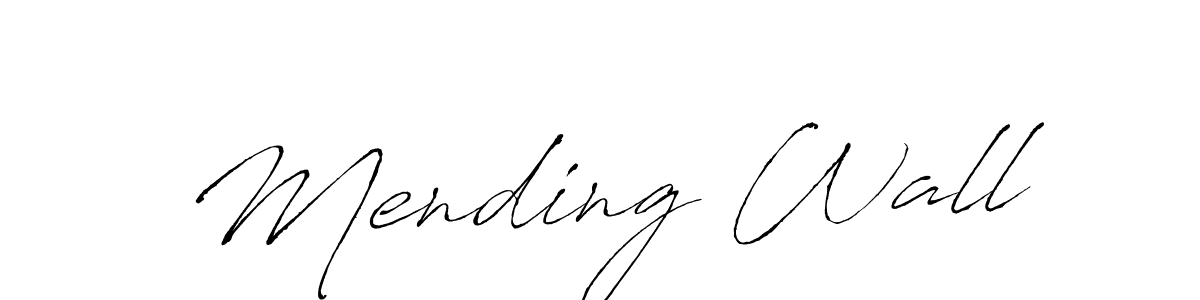 How to Draw Mending Wall signature style? Antro_Vectra is a latest design signature styles for name Mending Wall. Mending Wall signature style 6 images and pictures png