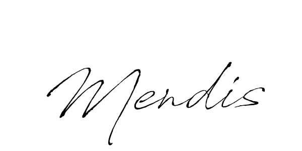 Antro_Vectra is a professional signature style that is perfect for those who want to add a touch of class to their signature. It is also a great choice for those who want to make their signature more unique. Get Mendis name to fancy signature for free. Mendis signature style 6 images and pictures png