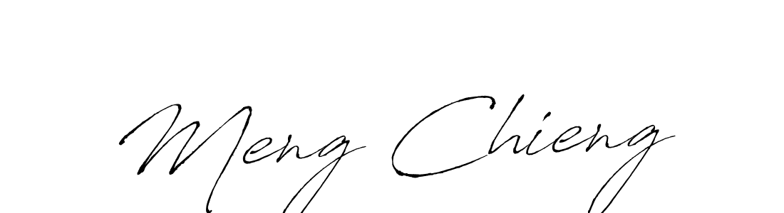 Design your own signature with our free online signature maker. With this signature software, you can create a handwritten (Antro_Vectra) signature for name Meng Chieng. Meng Chieng signature style 6 images and pictures png