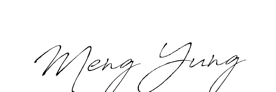 This is the best signature style for the Meng Yung name. Also you like these signature font (Antro_Vectra). Mix name signature. Meng Yung signature style 6 images and pictures png