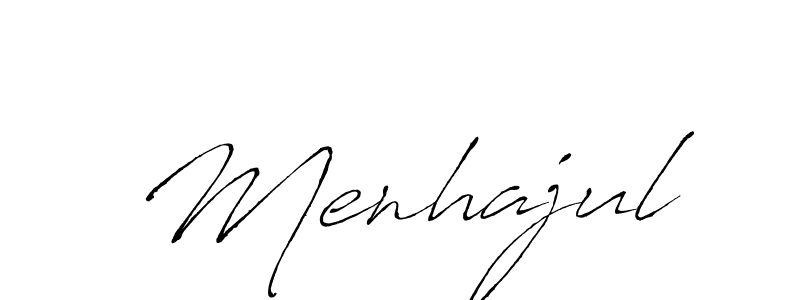 Also we have Menhajul name is the best signature style. Create professional handwritten signature collection using Antro_Vectra autograph style. Menhajul signature style 6 images and pictures png