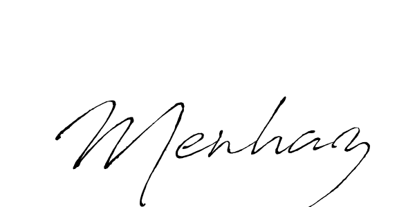 Make a beautiful signature design for name Menhaz. Use this online signature maker to create a handwritten signature for free. Menhaz signature style 6 images and pictures png