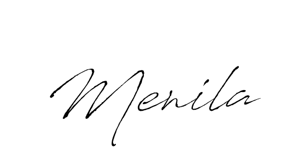 How to Draw Menila signature style? Antro_Vectra is a latest design signature styles for name Menila. Menila signature style 6 images and pictures png