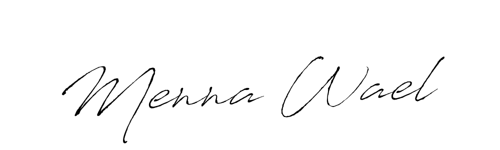 Make a short Menna Wael signature style. Manage your documents anywhere anytime using Antro_Vectra. Create and add eSignatures, submit forms, share and send files easily. Menna Wael signature style 6 images and pictures png