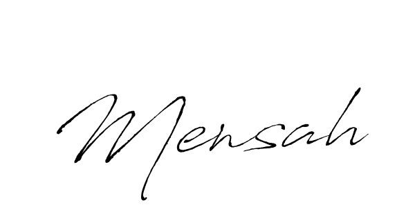 Antro_Vectra is a professional signature style that is perfect for those who want to add a touch of class to their signature. It is also a great choice for those who want to make their signature more unique. Get Mensah name to fancy signature for free. Mensah signature style 6 images and pictures png