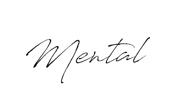 Antro_Vectra is a professional signature style that is perfect for those who want to add a touch of class to their signature. It is also a great choice for those who want to make their signature more unique. Get Mental name to fancy signature for free. Mental signature style 6 images and pictures png