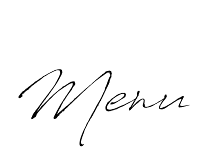 How to make Menu signature? Antro_Vectra is a professional autograph style. Create handwritten signature for Menu name. Menu signature style 6 images and pictures png