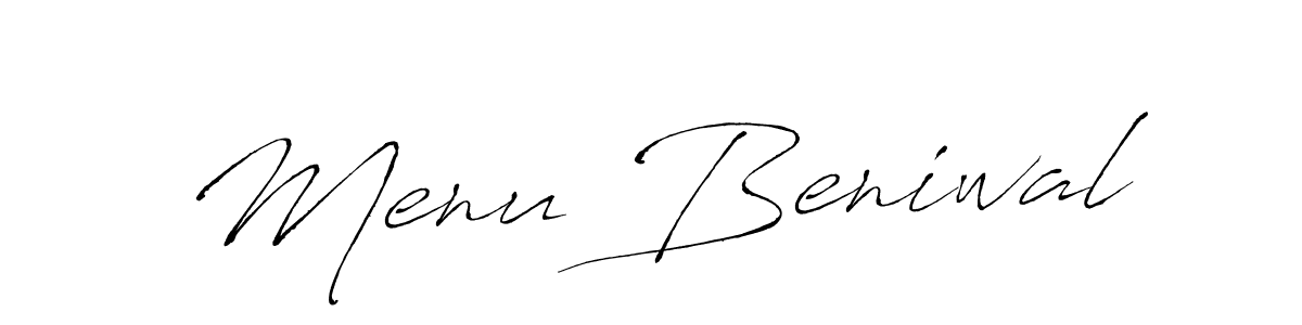 How to Draw Menu Beniwal signature style? Antro_Vectra is a latest design signature styles for name Menu Beniwal. Menu Beniwal signature style 6 images and pictures png