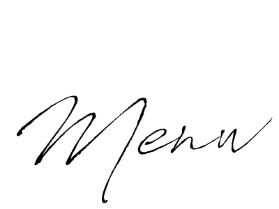 Also we have Menw name is the best signature style. Create professional handwritten signature collection using Antro_Vectra autograph style. Menw signature style 6 images and pictures png