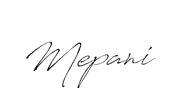 How to make Mepani name signature. Use Antro_Vectra style for creating short signs online. This is the latest handwritten sign. Mepani signature style 6 images and pictures png