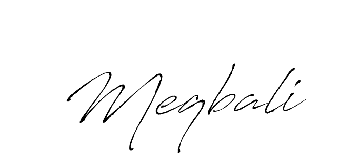 You should practise on your own different ways (Antro_Vectra) to write your name (Meqbali) in signature. don't let someone else do it for you. Meqbali signature style 6 images and pictures png