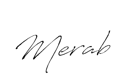 Create a beautiful signature design for name Merab. With this signature (Antro_Vectra) fonts, you can make a handwritten signature for free. Merab signature style 6 images and pictures png