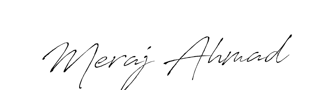 The best way (Antro_Vectra) to make a short signature is to pick only two or three words in your name. The name Meraj Ahmad include a total of six letters. For converting this name. Meraj Ahmad signature style 6 images and pictures png