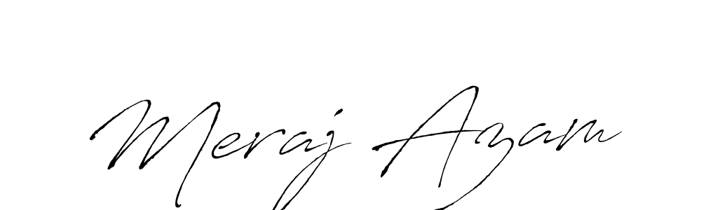 Antro_Vectra is a professional signature style that is perfect for those who want to add a touch of class to their signature. It is also a great choice for those who want to make their signature more unique. Get Meraj Azam name to fancy signature for free. Meraj Azam signature style 6 images and pictures png