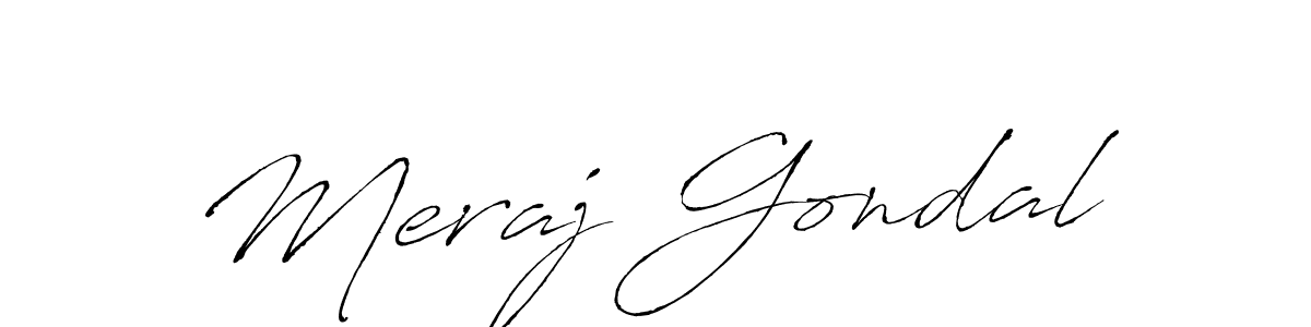 Also You can easily find your signature by using the search form. We will create Meraj Gondal name handwritten signature images for you free of cost using Antro_Vectra sign style. Meraj Gondal signature style 6 images and pictures png