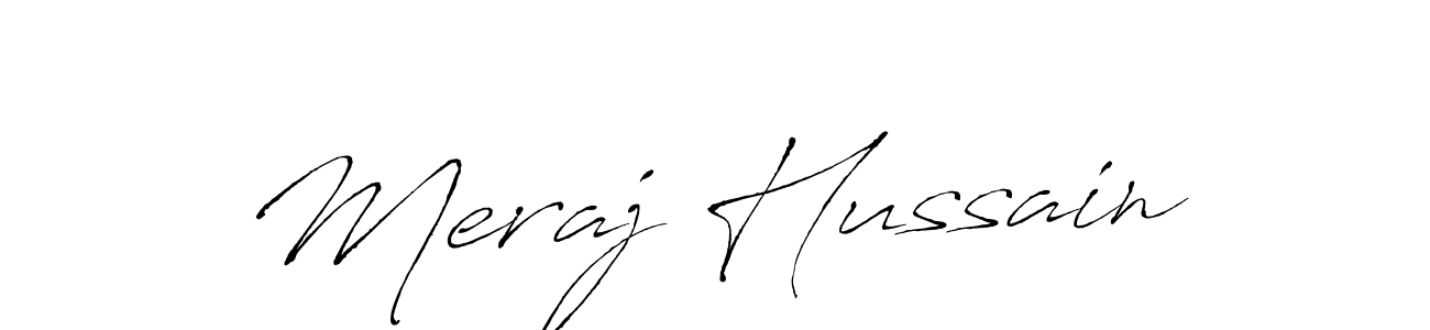 Make a beautiful signature design for name Meraj Hussain. Use this online signature maker to create a handwritten signature for free. Meraj Hussain signature style 6 images and pictures png