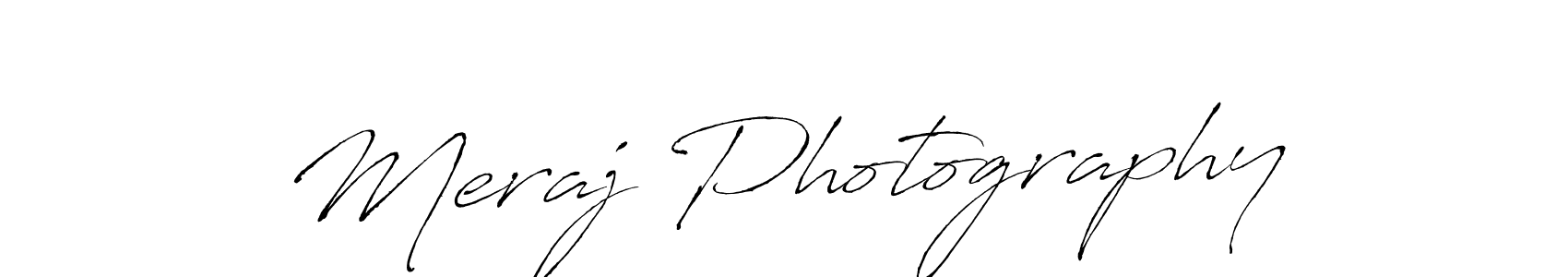 You should practise on your own different ways (Antro_Vectra) to write your name (Meraj Photography) in signature. don't let someone else do it for you. Meraj Photography signature style 6 images and pictures png