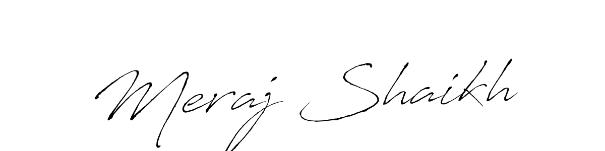 Make a beautiful signature design for name Meraj Shaikh. Use this online signature maker to create a handwritten signature for free. Meraj Shaikh signature style 6 images and pictures png