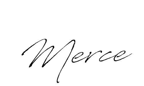 Design your own signature with our free online signature maker. With this signature software, you can create a handwritten (Antro_Vectra) signature for name Merce. Merce signature style 6 images and pictures png