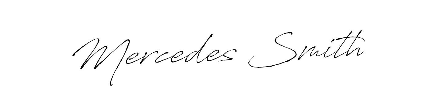 Make a beautiful signature design for name Mercedes Smith. With this signature (Antro_Vectra) style, you can create a handwritten signature for free. Mercedes Smith signature style 6 images and pictures png
