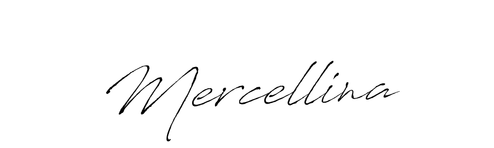 Use a signature maker to create a handwritten signature online. With this signature software, you can design (Antro_Vectra) your own signature for name Mercellina. Mercellina signature style 6 images and pictures png