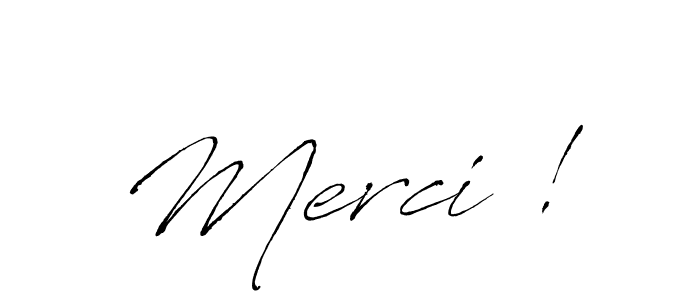 How to make Merci ! signature? Antro_Vectra is a professional autograph style. Create handwritten signature for Merci ! name. Merci ! signature style 6 images and pictures png