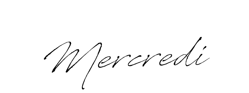 Design your own signature with our free online signature maker. With this signature software, you can create a handwritten (Antro_Vectra) signature for name Mercredi. Mercredi signature style 6 images and pictures png