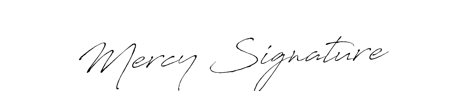 Make a beautiful signature design for name Mercy Signature. With this signature (Antro_Vectra) style, you can create a handwritten signature for free. Mercy Signature signature style 6 images and pictures png