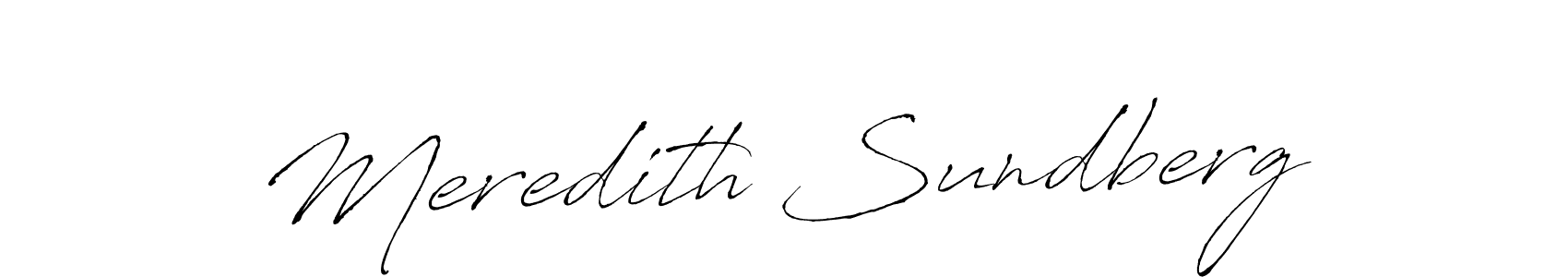 Make a beautiful signature design for name Meredith Sundberg. With this signature (Antro_Vectra) style, you can create a handwritten signature for free. Meredith Sundberg signature style 6 images and pictures png