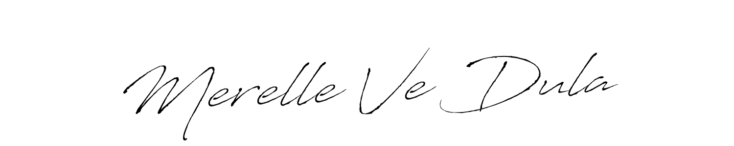 Also we have Merelle Ve Dula name is the best signature style. Create professional handwritten signature collection using Antro_Vectra autograph style. Merelle Ve Dula signature style 6 images and pictures png