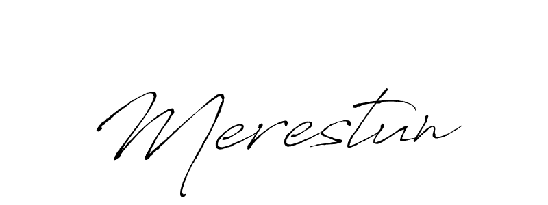 Also we have Merestun name is the best signature style. Create professional handwritten signature collection using Antro_Vectra autograph style. Merestun signature style 6 images and pictures png