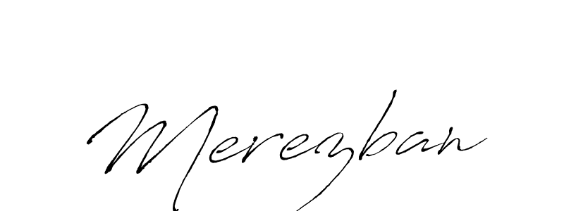 Create a beautiful signature design for name Merezban. With this signature (Antro_Vectra) fonts, you can make a handwritten signature for free. Merezban signature style 6 images and pictures png