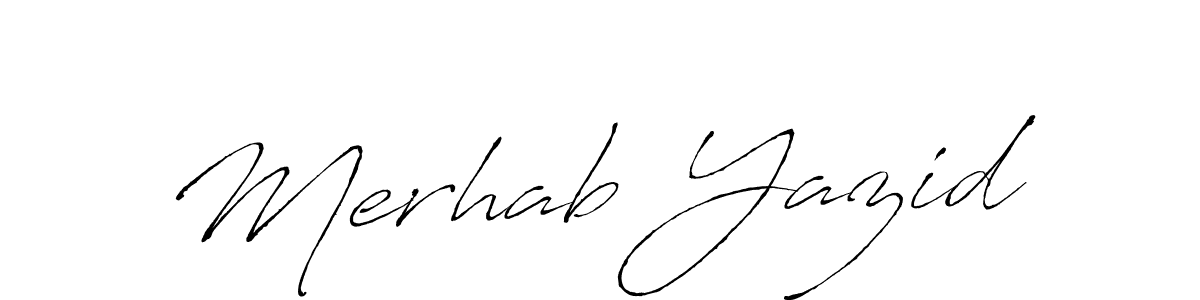 Also we have Merhab Yazid name is the best signature style. Create professional handwritten signature collection using Antro_Vectra autograph style. Merhab Yazid signature style 6 images and pictures png