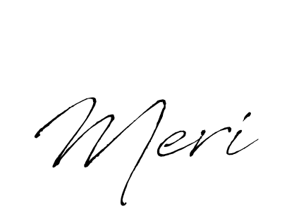 Use a signature maker to create a handwritten signature online. With this signature software, you can design (Antro_Vectra) your own signature for name Meri. Meri signature style 6 images and pictures png