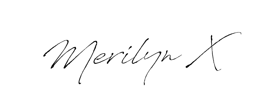 Make a beautiful signature design for name Merilyn X. With this signature (Antro_Vectra) style, you can create a handwritten signature for free. Merilyn X signature style 6 images and pictures png
