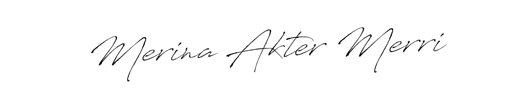 How to make Merina Akter Merri signature? Antro_Vectra is a professional autograph style. Create handwritten signature for Merina Akter Merri name. Merina Akter Merri signature style 6 images and pictures png