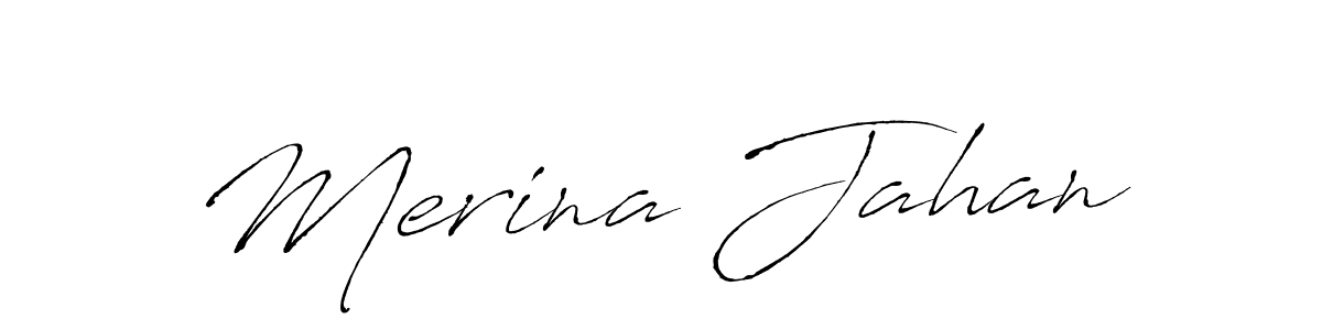 Also You can easily find your signature by using the search form. We will create Merina Jahan name handwritten signature images for you free of cost using Antro_Vectra sign style. Merina Jahan signature style 6 images and pictures png