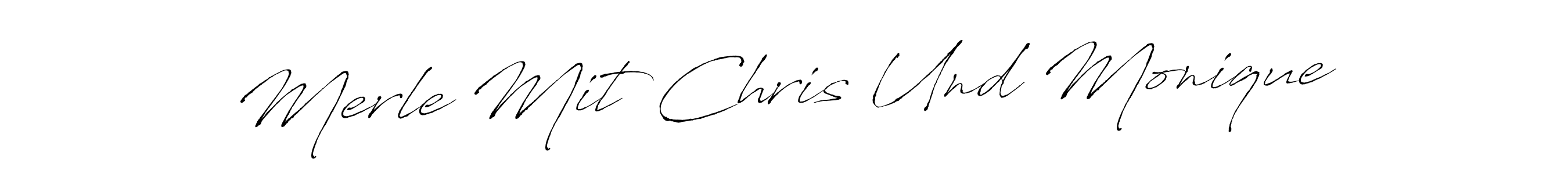 This is the best signature style for the Merle Mit Chris Und Monique name. Also you like these signature font (Antro_Vectra). Mix name signature. Merle Mit Chris Und Monique signature style 6 images and pictures png