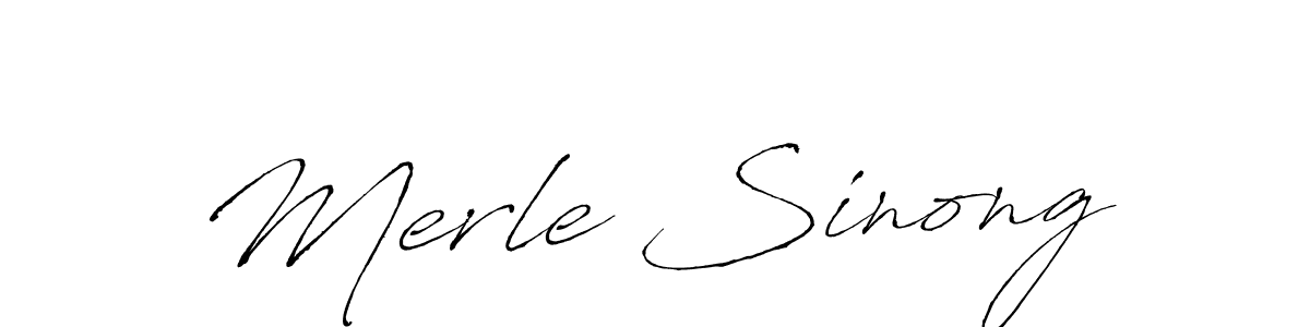 Use a signature maker to create a handwritten signature online. With this signature software, you can design (Antro_Vectra) your own signature for name Merle Sinong. Merle Sinong signature style 6 images and pictures png