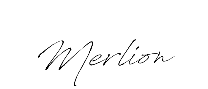 Merlion stylish signature style. Best Handwritten Sign (Antro_Vectra) for my name. Handwritten Signature Collection Ideas for my name Merlion. Merlion signature style 6 images and pictures png