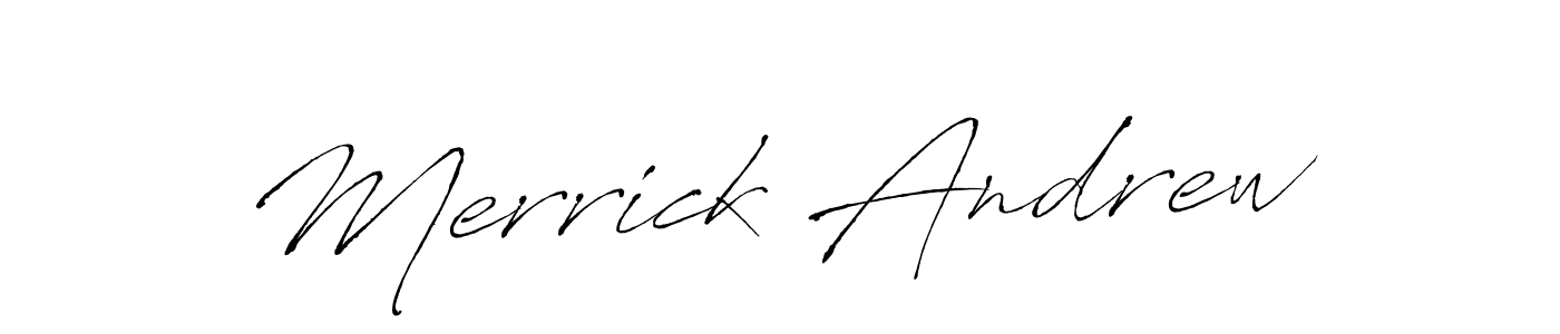 Also we have Merrick Andrew name is the best signature style. Create professional handwritten signature collection using Antro_Vectra autograph style. Merrick Andrew signature style 6 images and pictures png