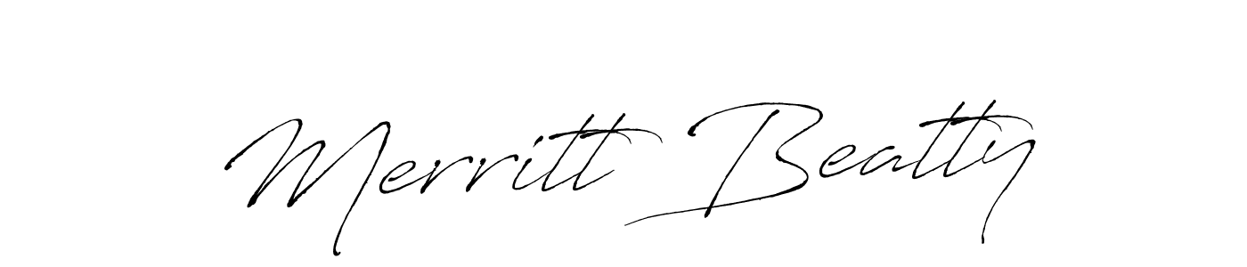 The best way (Antro_Vectra) to make a short signature is to pick only two or three words in your name. The name Merritt Beatty include a total of six letters. For converting this name. Merritt Beatty signature style 6 images and pictures png