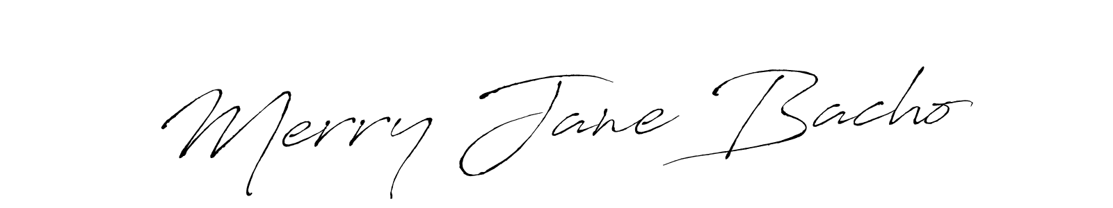 You should practise on your own different ways (Antro_Vectra) to write your name (Merry Jane Bacho) in signature. don't let someone else do it for you. Merry Jane Bacho signature style 6 images and pictures png