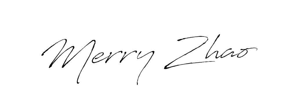 It looks lik you need a new signature style for name Merry Zhao. Design unique handwritten (Antro_Vectra) signature with our free signature maker in just a few clicks. Merry Zhao signature style 6 images and pictures png