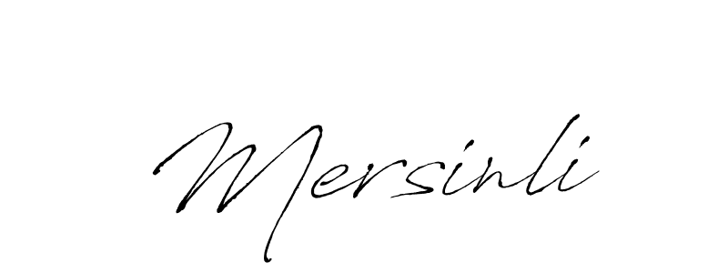 You should practise on your own different ways (Antro_Vectra) to write your name (Mersinli) in signature. don't let someone else do it for you. Mersinli signature style 6 images and pictures png