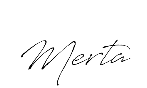 How to make Merta name signature. Use Antro_Vectra style for creating short signs online. This is the latest handwritten sign. Merta signature style 6 images and pictures png