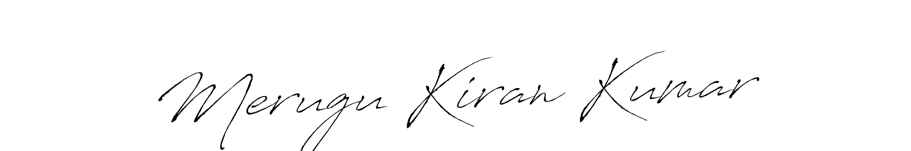 Use a signature maker to create a handwritten signature online. With this signature software, you can design (Antro_Vectra) your own signature for name Merugu Kiran Kumar. Merugu Kiran Kumar signature style 6 images and pictures png