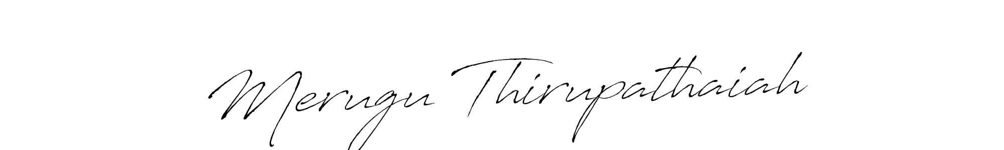 How to make Merugu Thirupathaiah signature? Antro_Vectra is a professional autograph style. Create handwritten signature for Merugu Thirupathaiah name. Merugu Thirupathaiah signature style 6 images and pictures png
