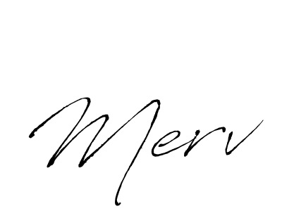 You should practise on your own different ways (Antro_Vectra) to write your name (Merv) in signature. don't let someone else do it for you. Merv signature style 6 images and pictures png