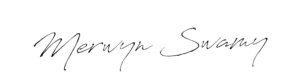 You can use this online signature creator to create a handwritten signature for the name Merwyn Swamy. This is the best online autograph maker. Merwyn Swamy signature style 6 images and pictures png